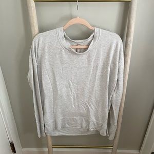 ATHLETA Coaster Luxe Sweatshirt in gray